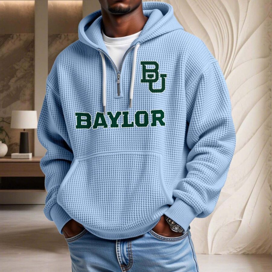 Baylor Bears Waffelstrick-Hoodie – Bild 8