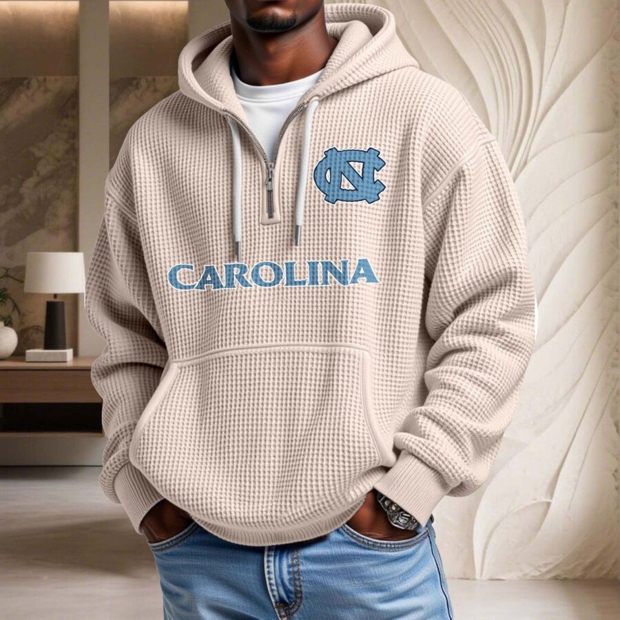 North Carolina Tar Heels Waffelstrick-Hoodie – Bild 6