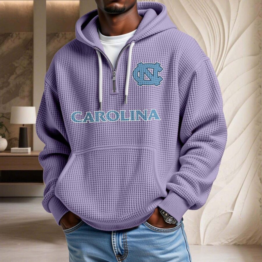 North Carolina Tar Heels Waffelstrick-Hoodie – Bild 10