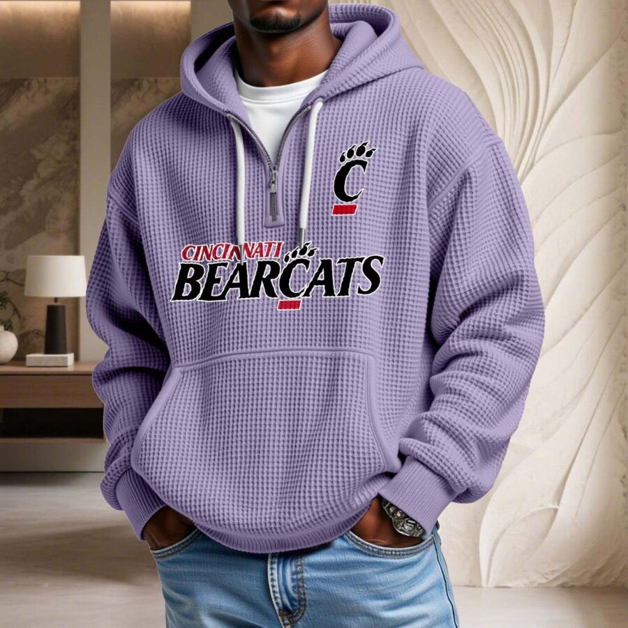 Cincinnati Bearcats Waffelstrick-Hoodie – Bild 10