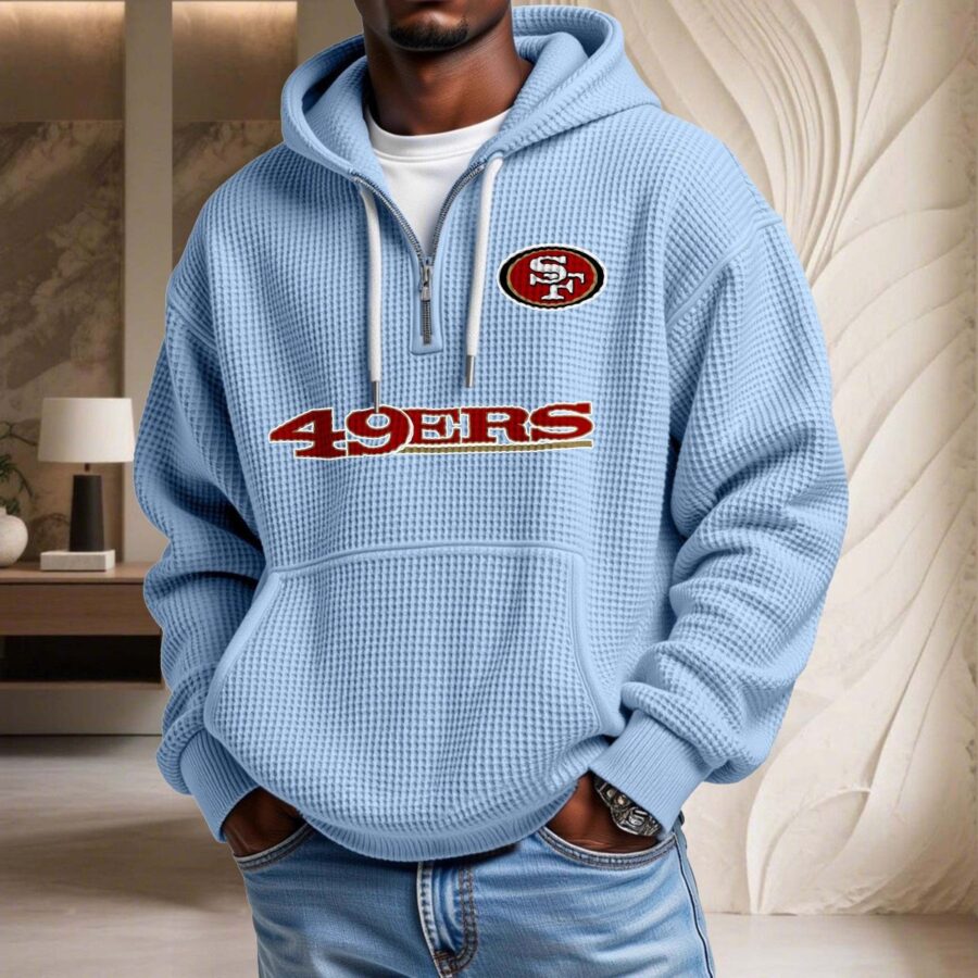 San Francisco 49ers Waffelstrick-Hoodie – Bild 7