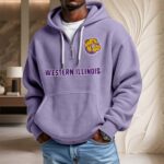 Western Illinois Leathernecks Waffelstrick-Hoodie