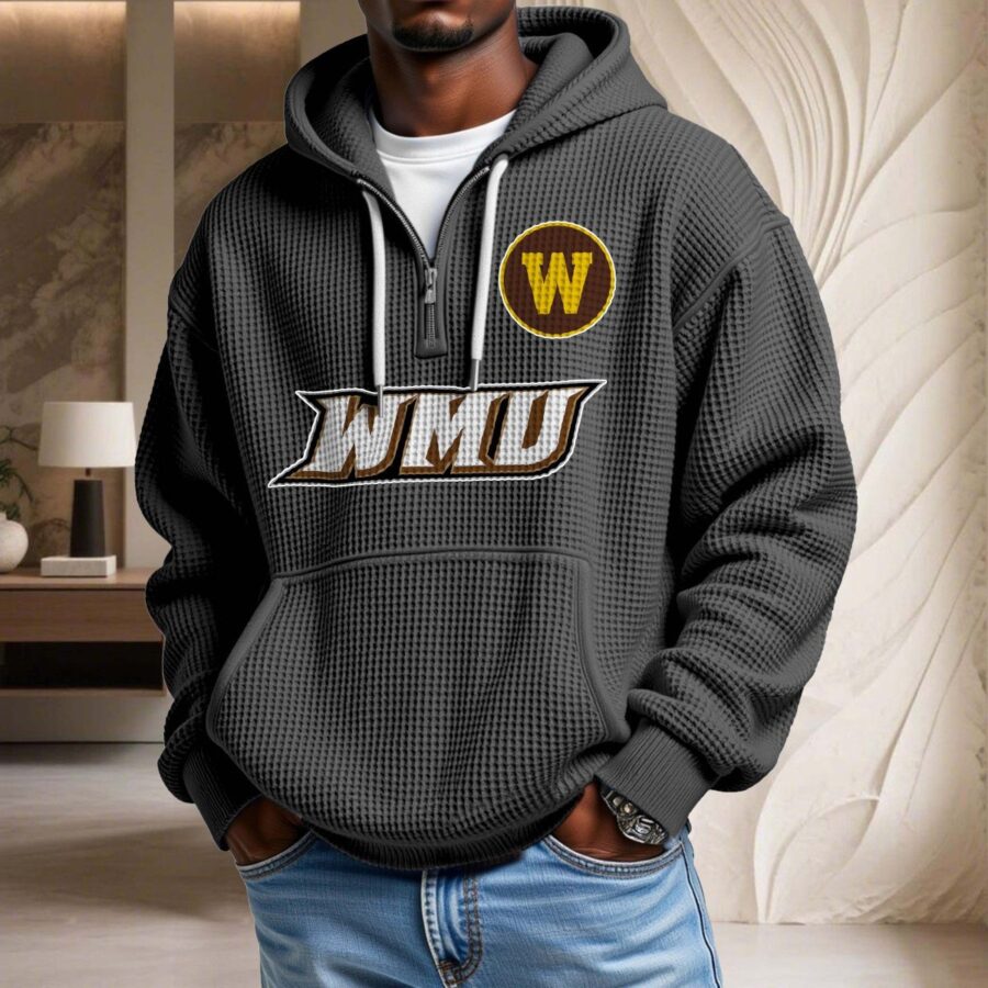 Western Michigan Broncos Waffelstrick-Hoodie – Bild 2