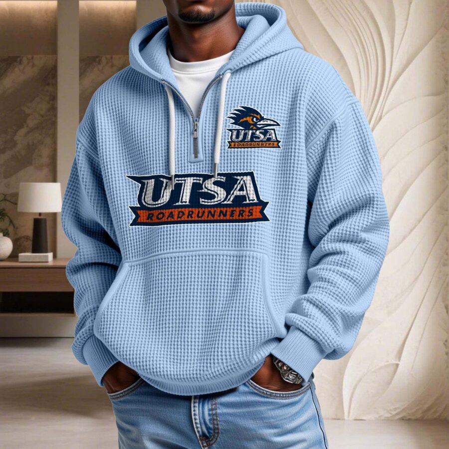 Utsa Roadrunners Waffelstrick-Hoodie – Bild 7