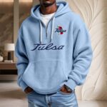 Tulsa Golden Hurricane Waffelstrick-Hoodie
