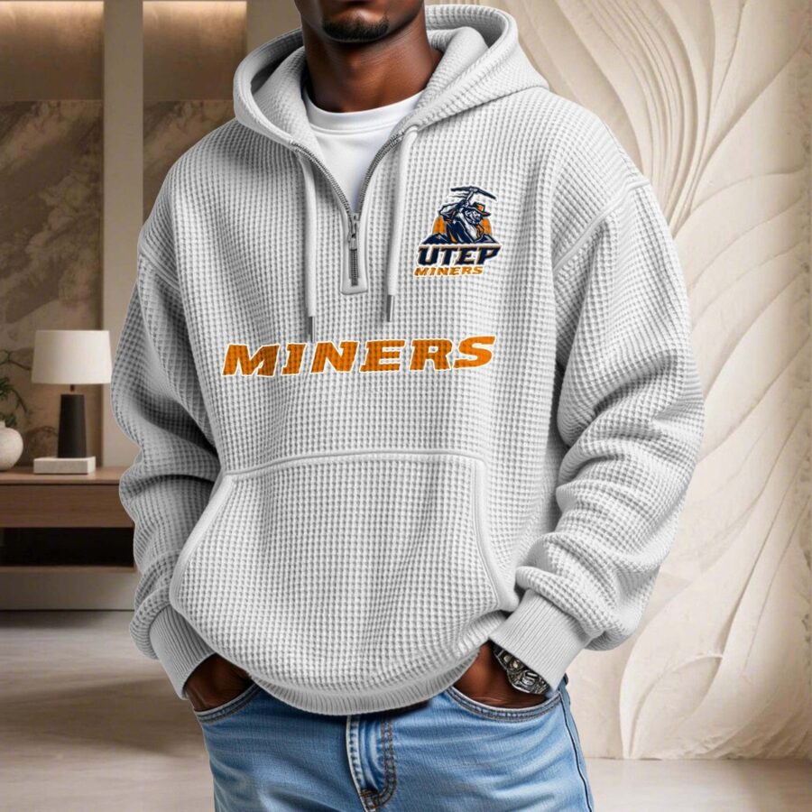 UTEP Miners Waffelstrick-Hoodie – Bild 2