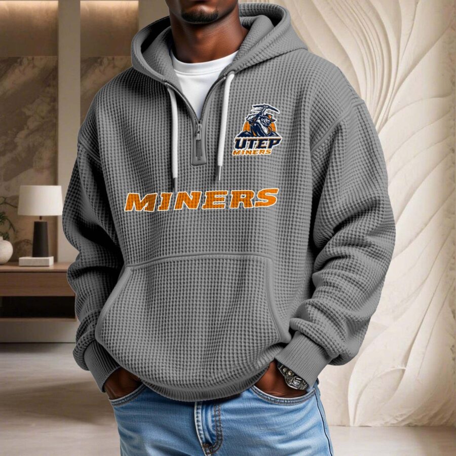 UTEP Miners Waffelstrick-Hoodie – Bild 6