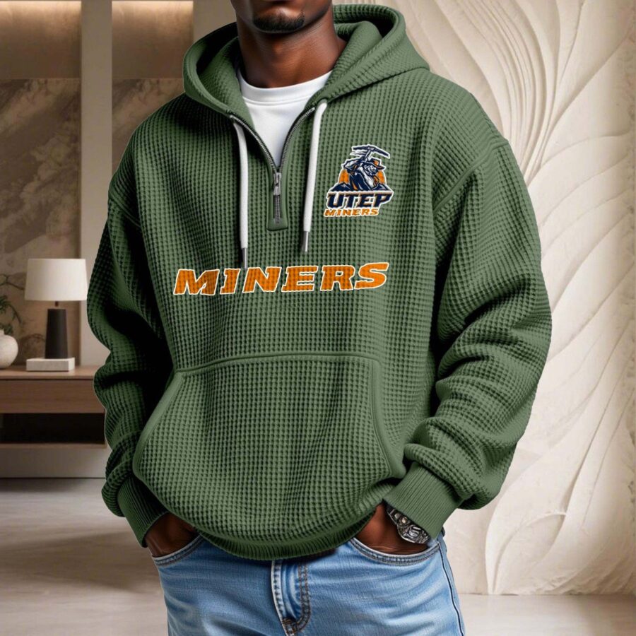 UTEP Miners Waffelstrick-Hoodie – Bild 9