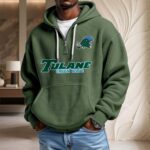 Tulane Green Wave Waffelstrick-Hoodie