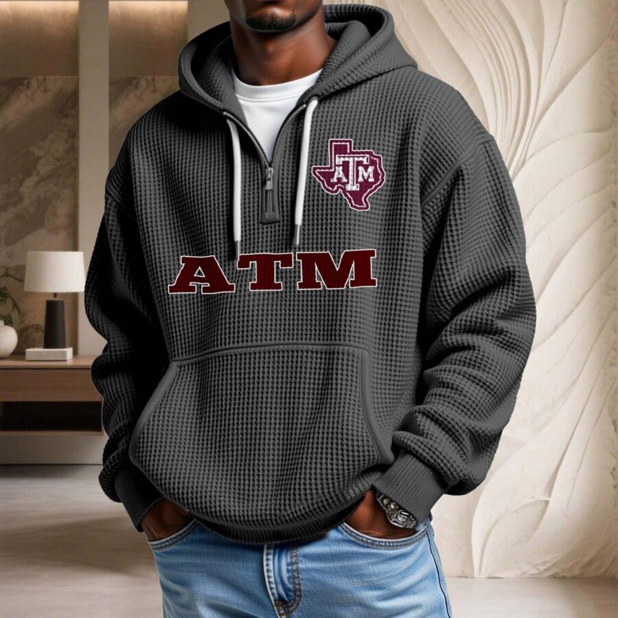 Texas A&M Aggies Waffelstrick-Hoodie – Bild 2