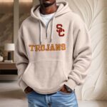 Usc Trojans Waffelstrick-Hoodie