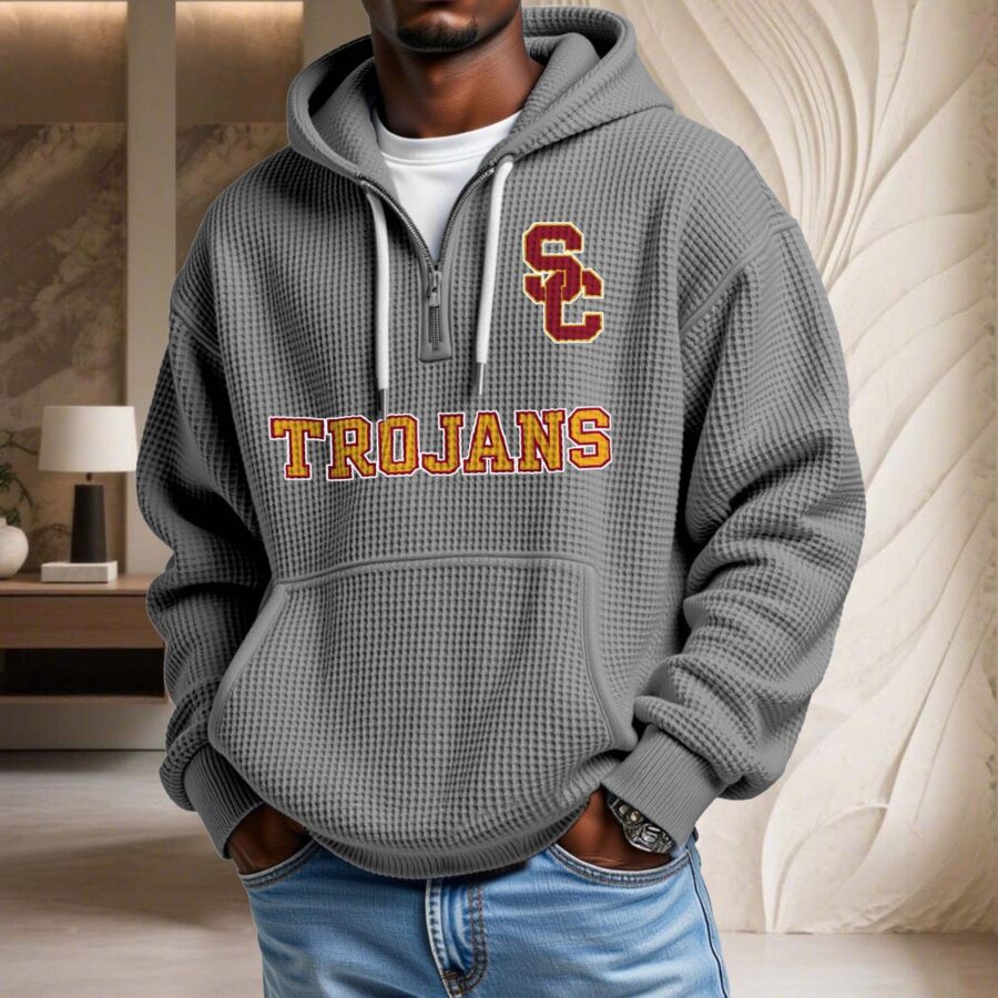 Usc Trojans Waffelstrick-Hoodie – Bild 6