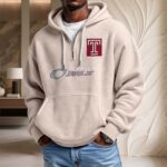 Temple Owls Primary Waffelstrick-Hoodie