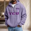 Tcu Horned Frogs Waffelstrick-Hoodie
