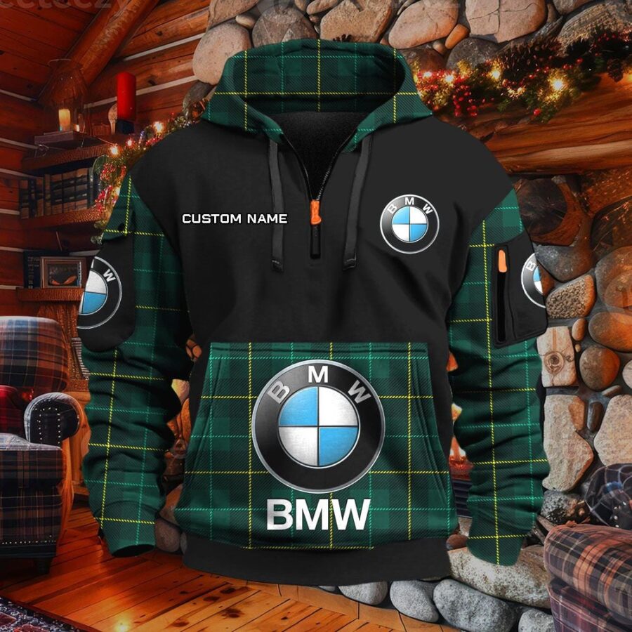 BMW Car Hoodie – Bild 5