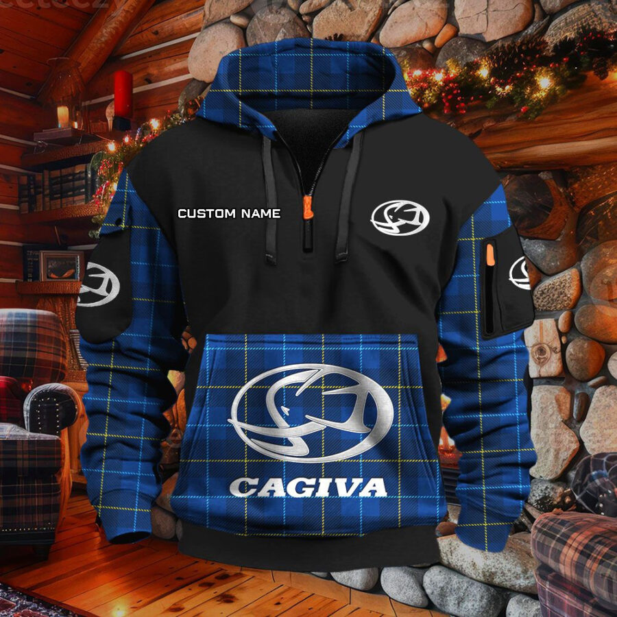 Cagiva Motorcycles Hoodie – Bild 6