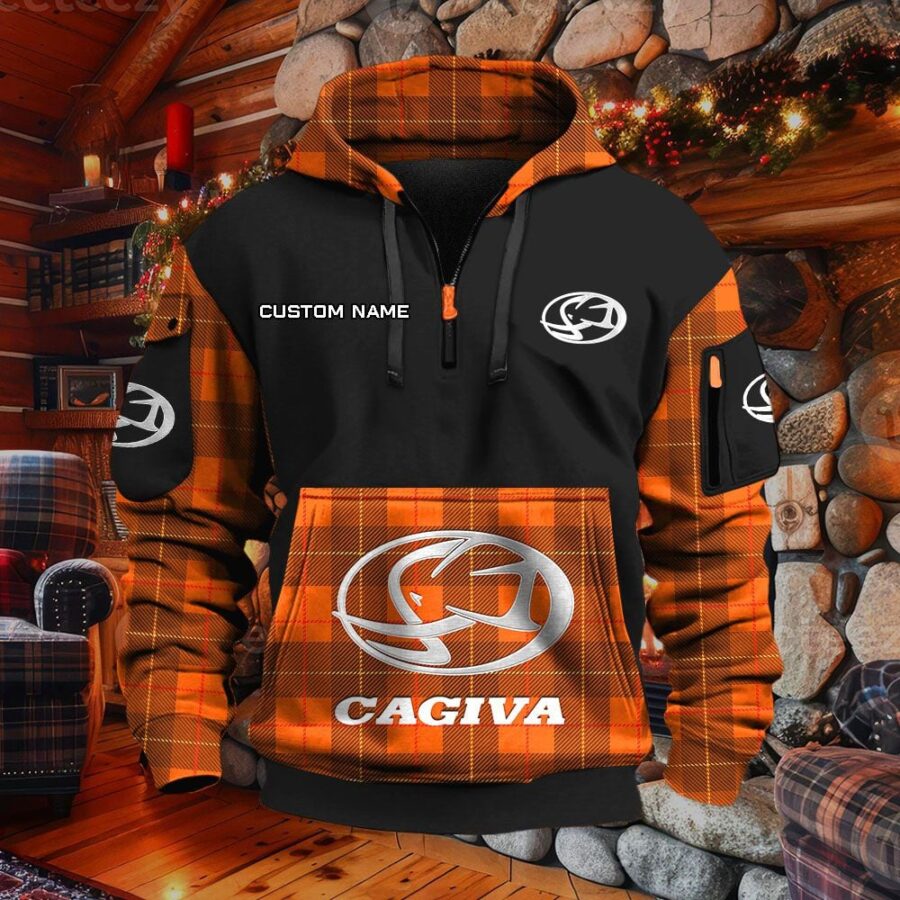 Cagiva Motorcycles Hoodie – Bild 8