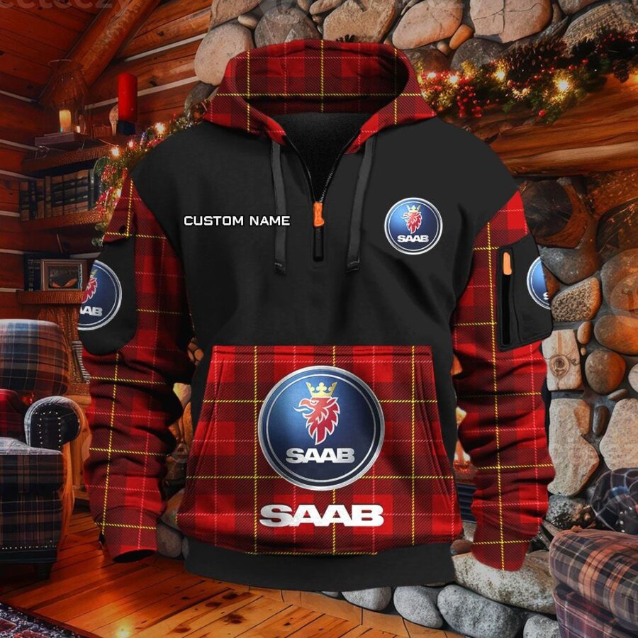 Saab Automobile Hoodie – Bild 4