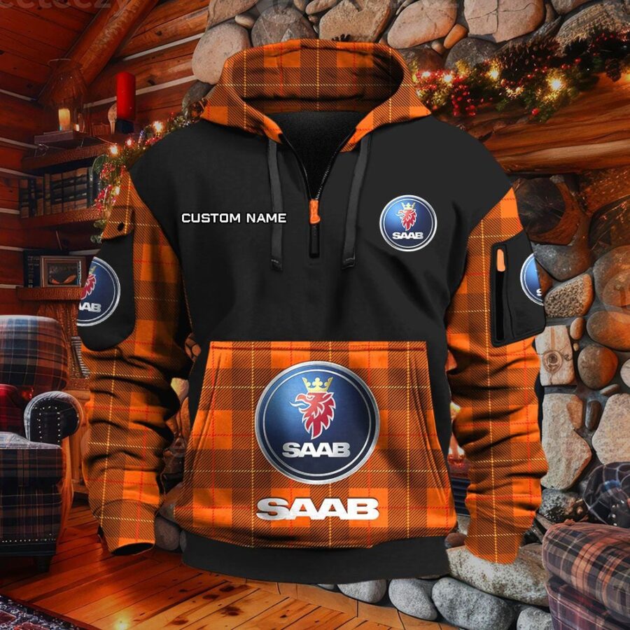 Saab Automobile Hoodie – Bild 8