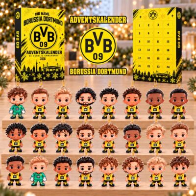 Borussia Dortmund Adventskalender - BVB Spieler Figuren Adventskalender - BVB Advent Calendar