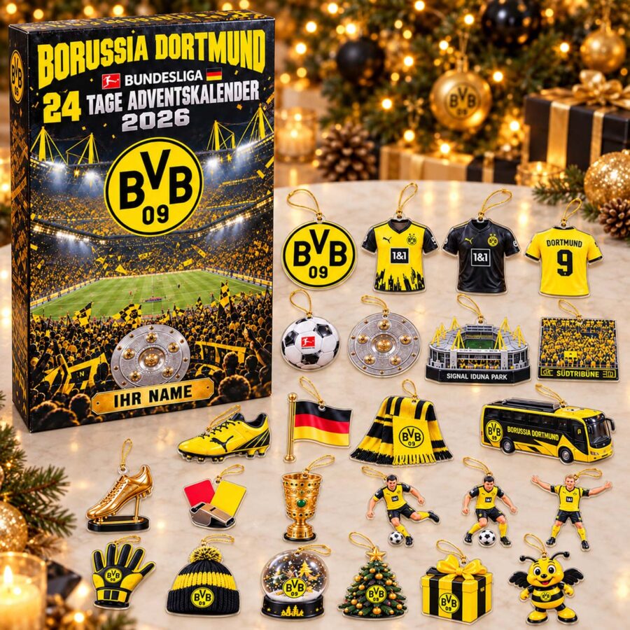 Borussia Dortmund Adventskalender - BVB Mixed Collection Adventskalender - BVB Advent Calendar – Bild 2