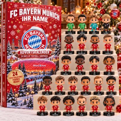 FC Bayern München Adventskalender - FCB Weihnachtsschmuck Adventskalender - FCB Advent Calendar