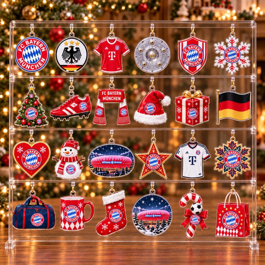 FC Bayern München Adventskalender - FCB Stern Ornamente Edition Adventskalender - FCB Advent Calendar – Bild 2